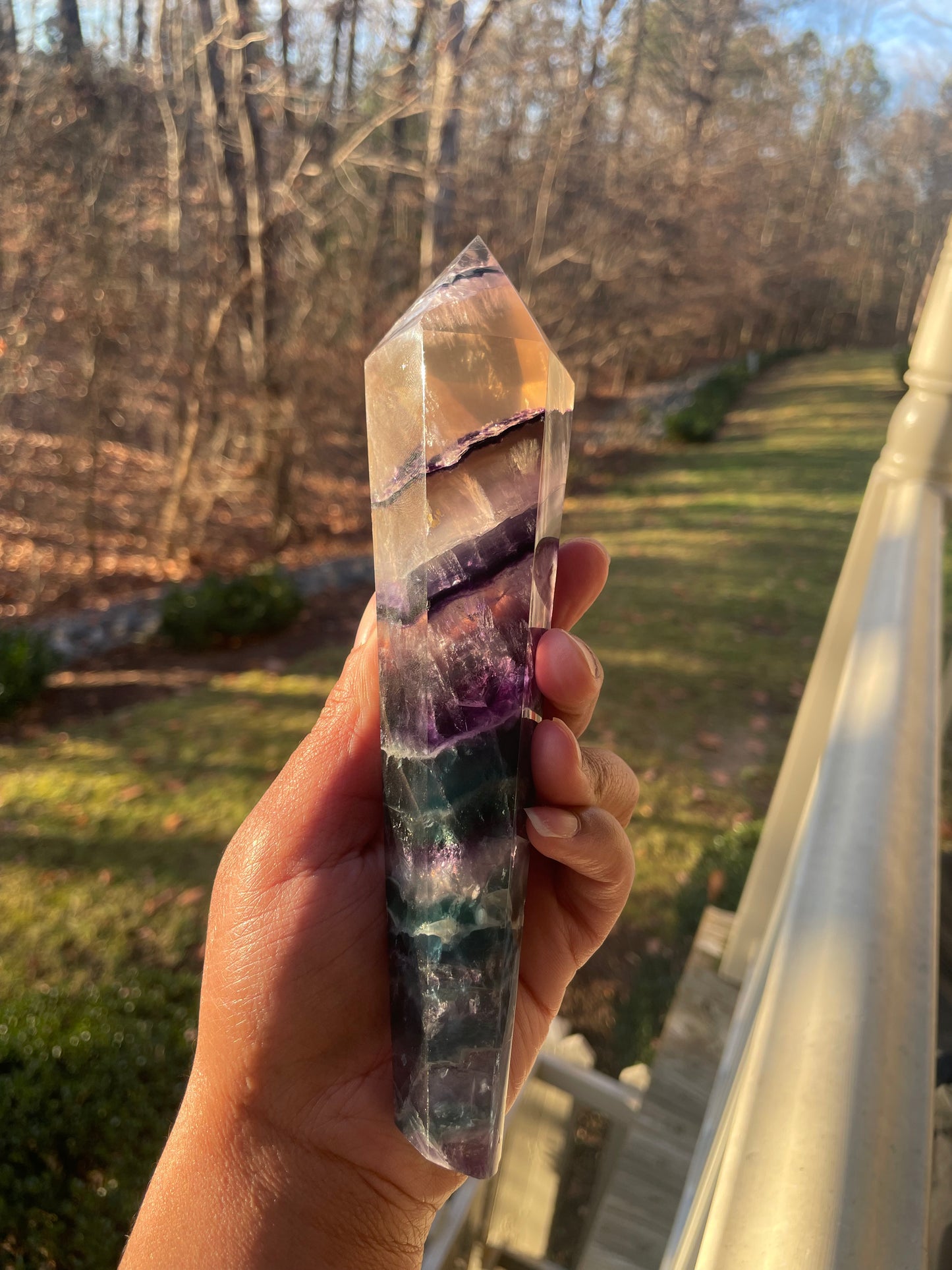 Fluorite wand