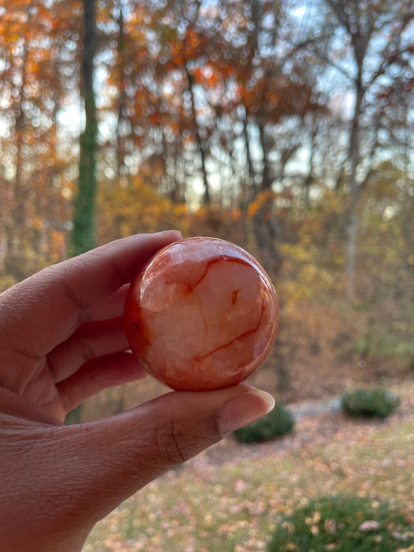 Carnelian sphere