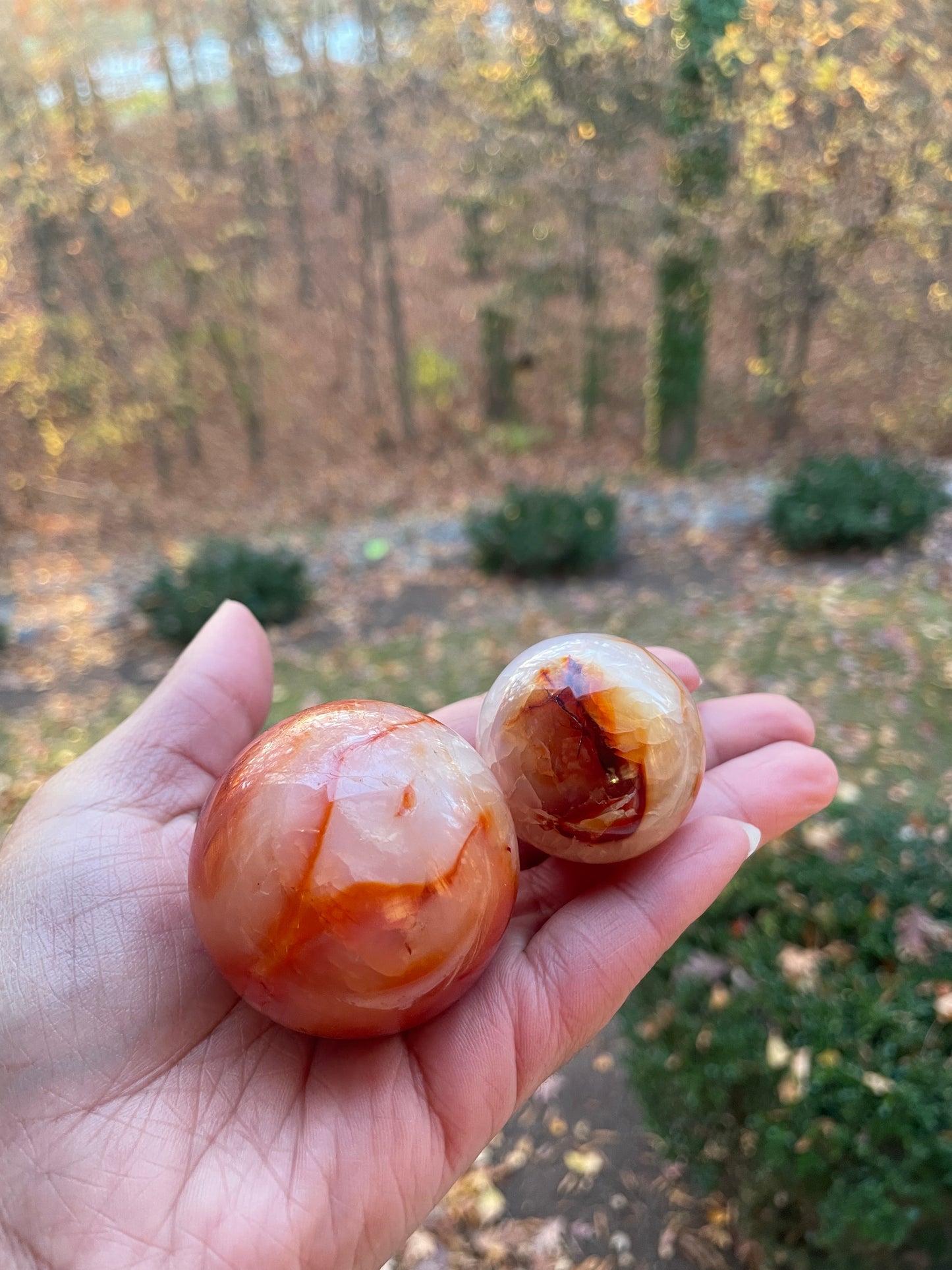 Carnelian sphere