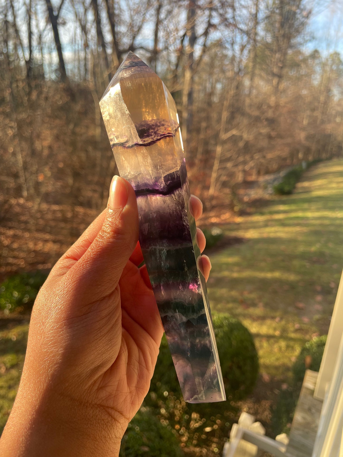 Fluorite wand