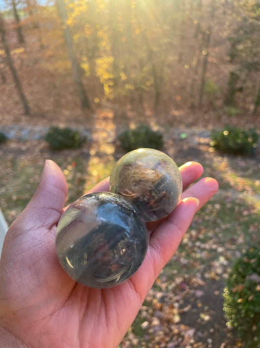 Fluorite sphere