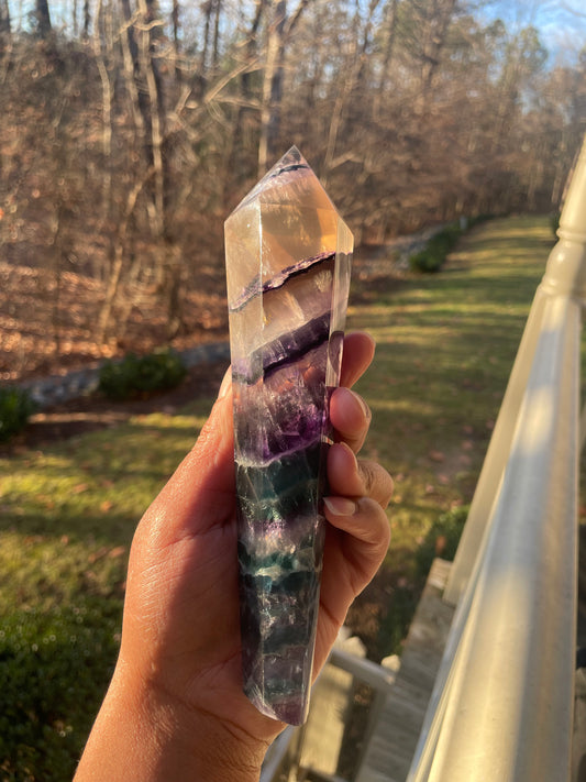 Fluorite wand