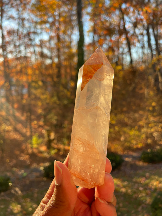 Fire quartz tower