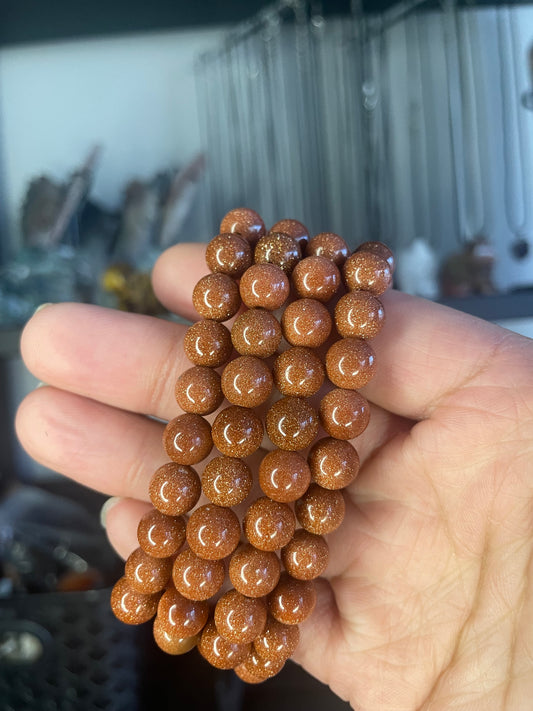 Golden sandstone bracelet